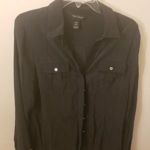 White House Black Market Silk Shirt